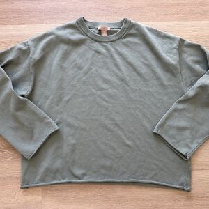 H&M Olive Knit Pullover